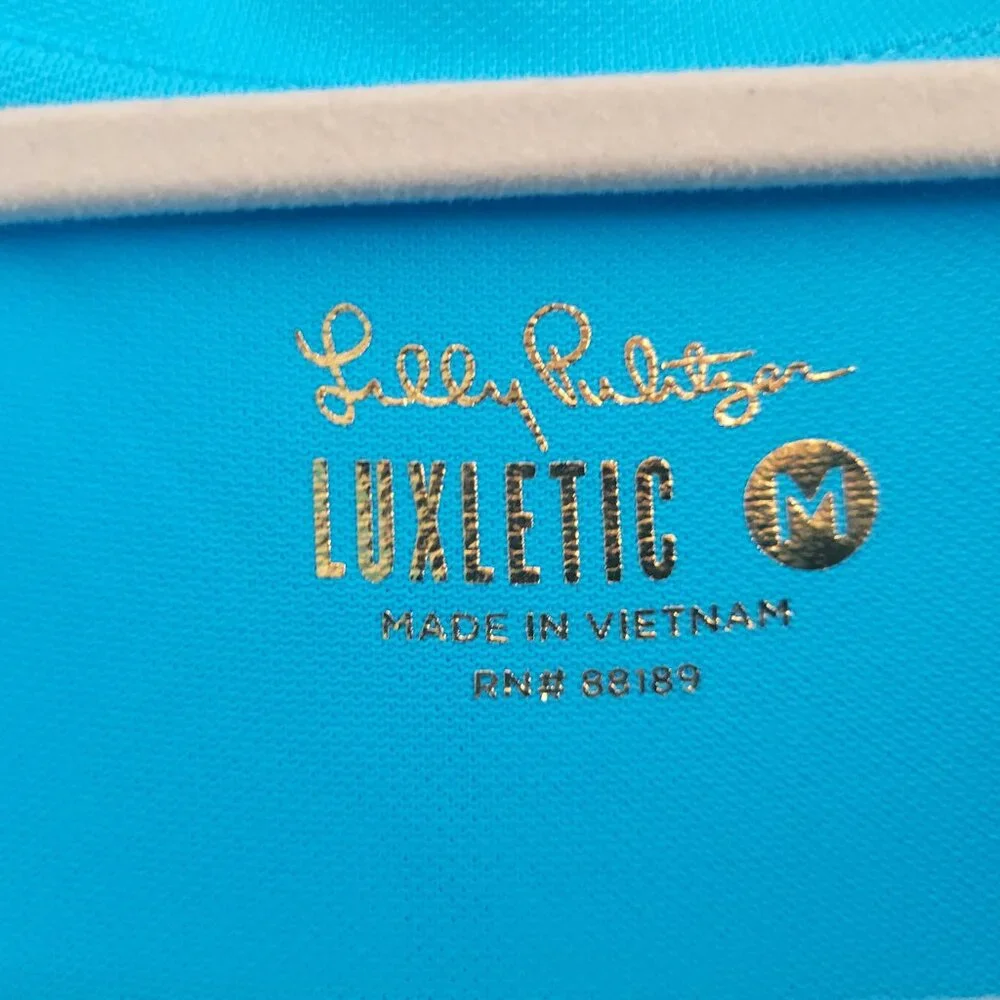 Lilly Pulitzer Luxletics Frida Puff Sleeve Polo - Picture 5 of 8